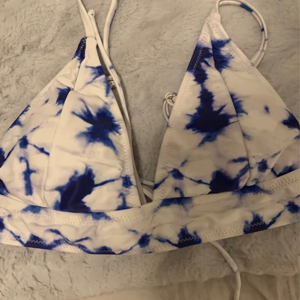 Tie dye swimsuit top